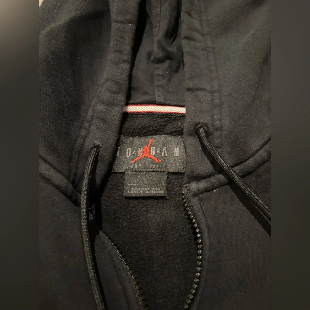 Nike Jordan Black Zip-Up Hoodie